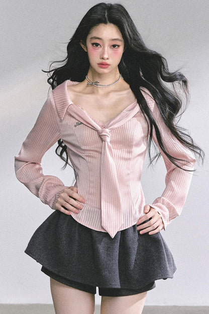 French Waist Slimming Sweet Top