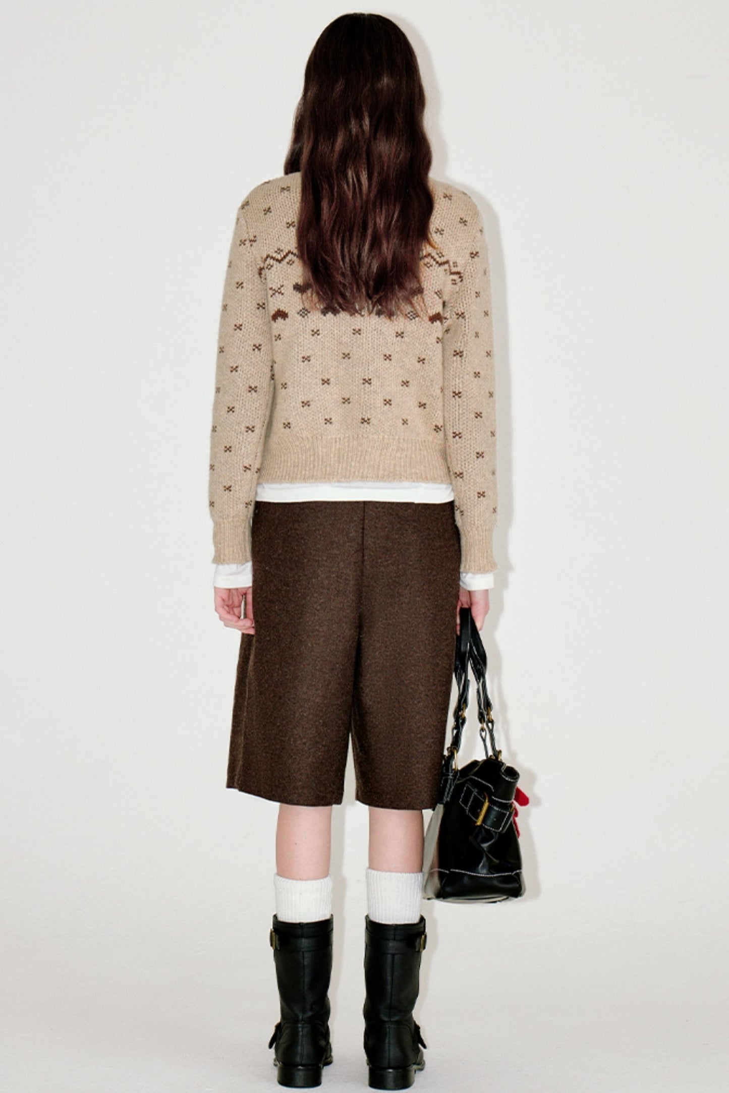 Retro Wool Fair Isle Cardigan