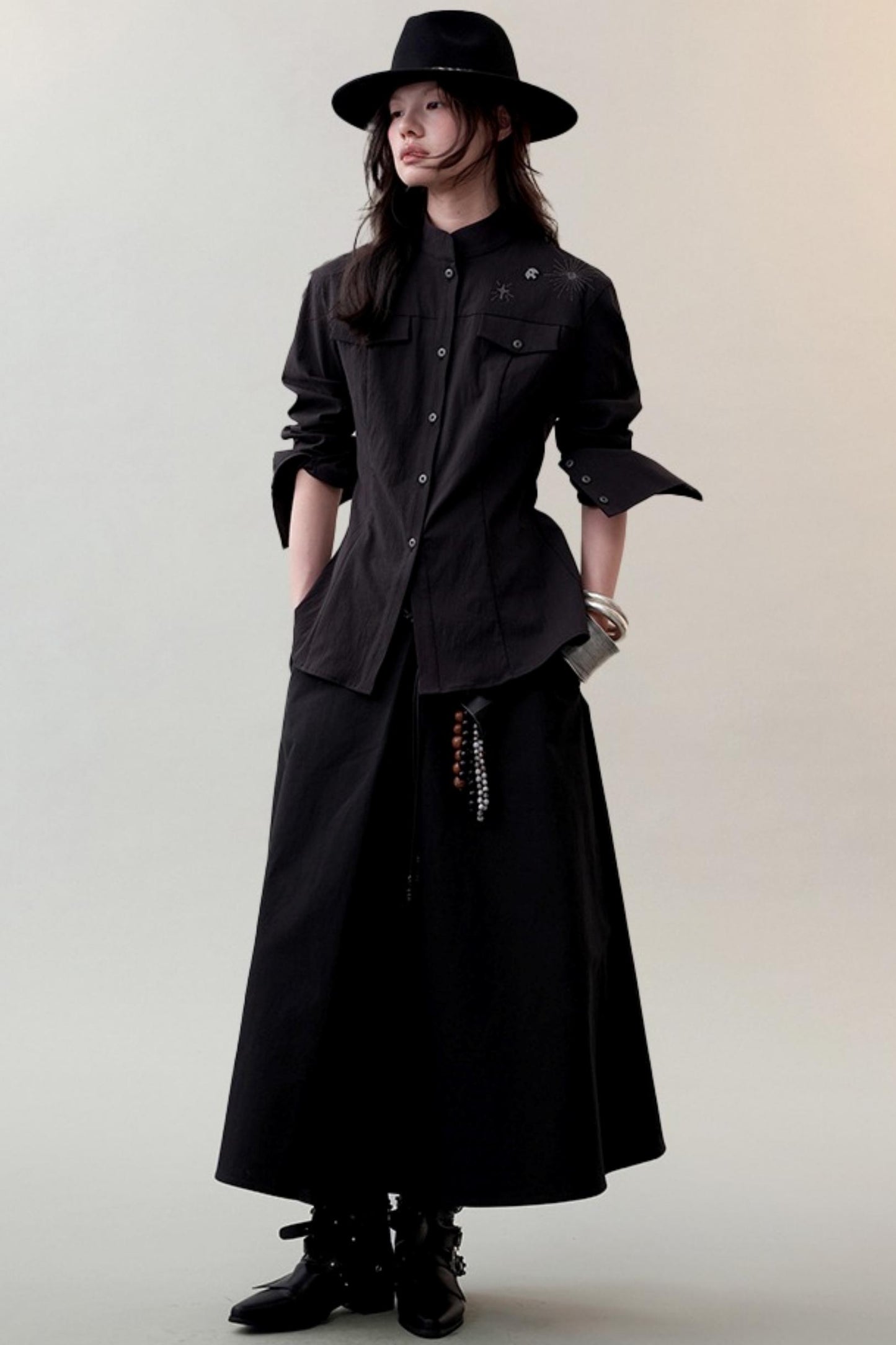 Star Feather Slim-Fit Shirt