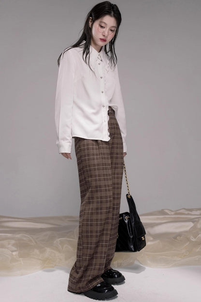 Sweet Lace Collar Lapel Shirt