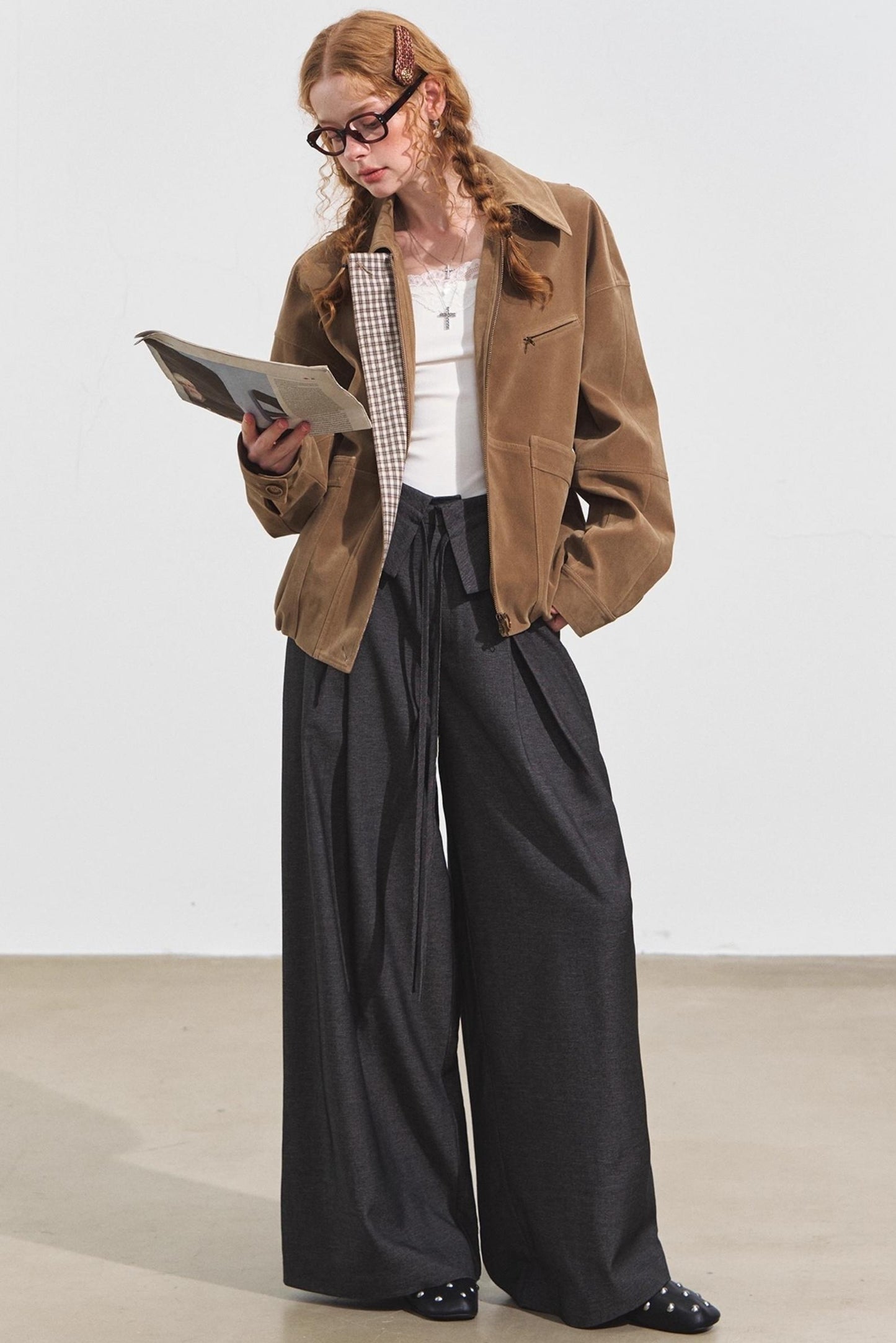 Flipped Waist Trousers