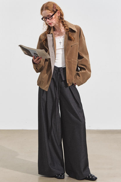 Flipped Waist Trousers