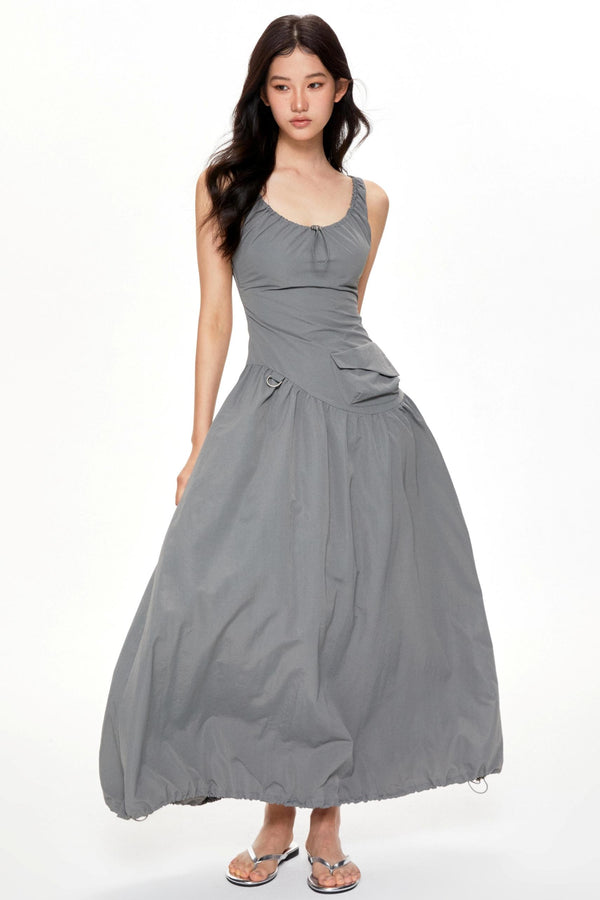 Slim Summer Halter Dress