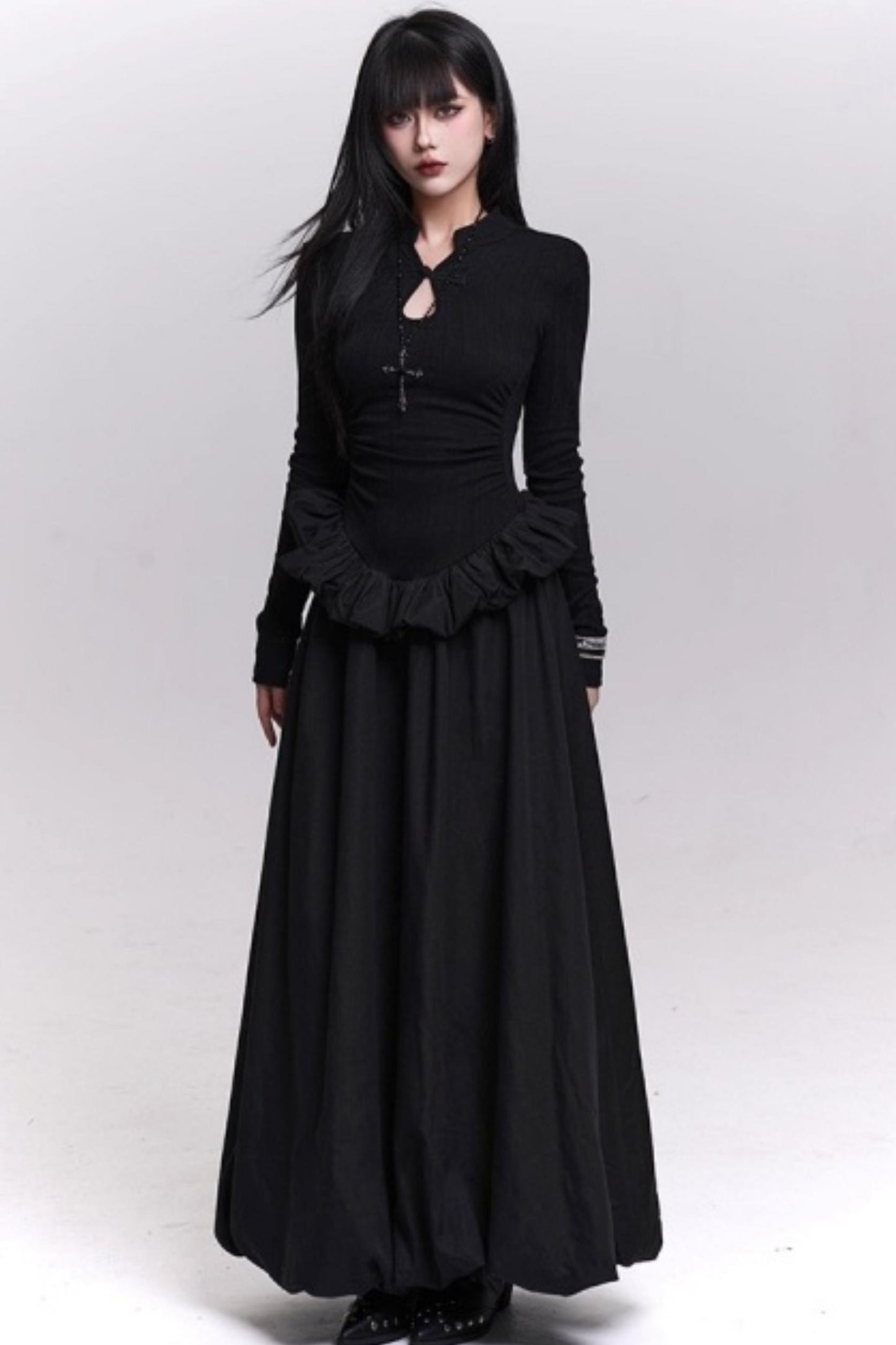 Ghost Girl Gray Knit Dress