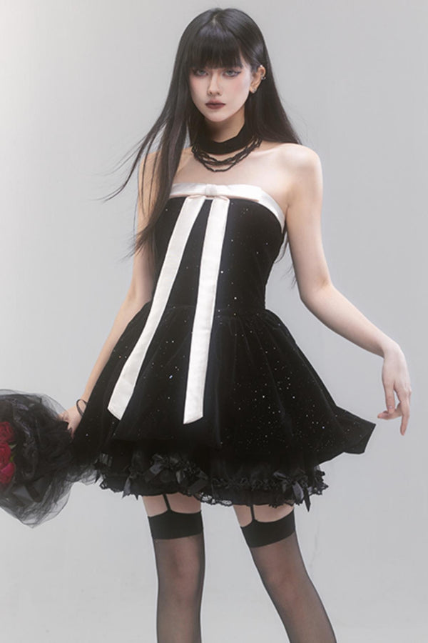 Festlicher roter süßer Stil Kleid 