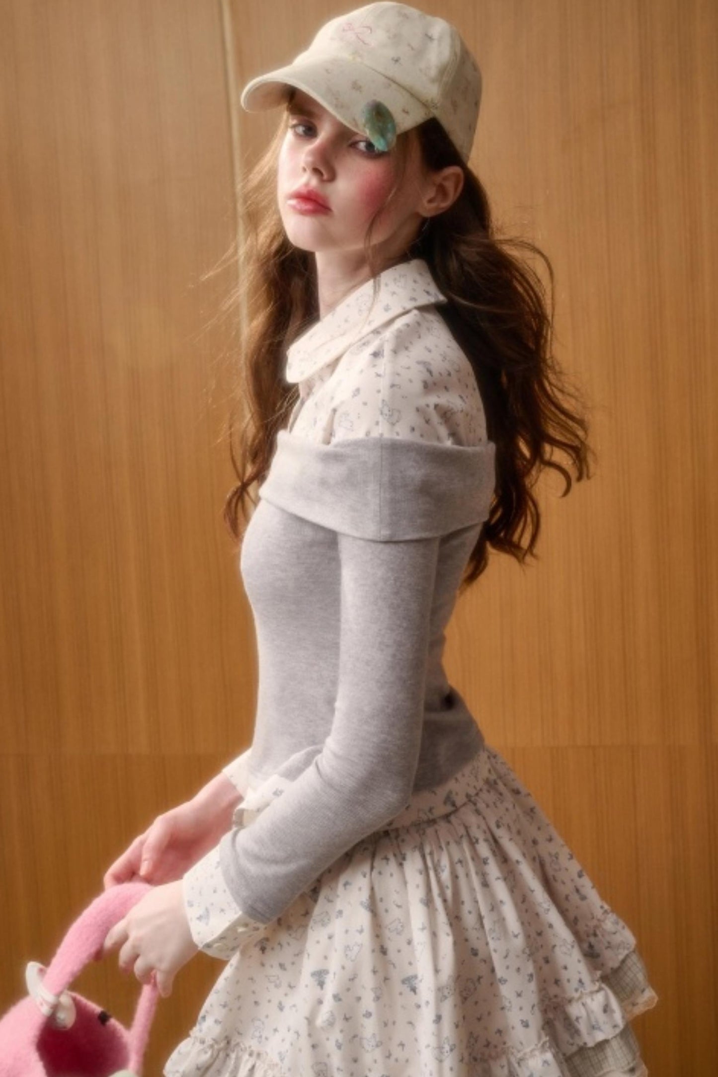 Milky Way Print Top and Skirt Set-Up