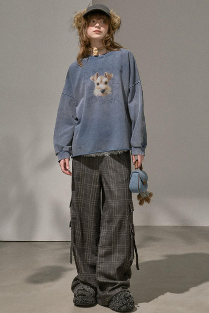 Lazy Vintage Style Pullover Top