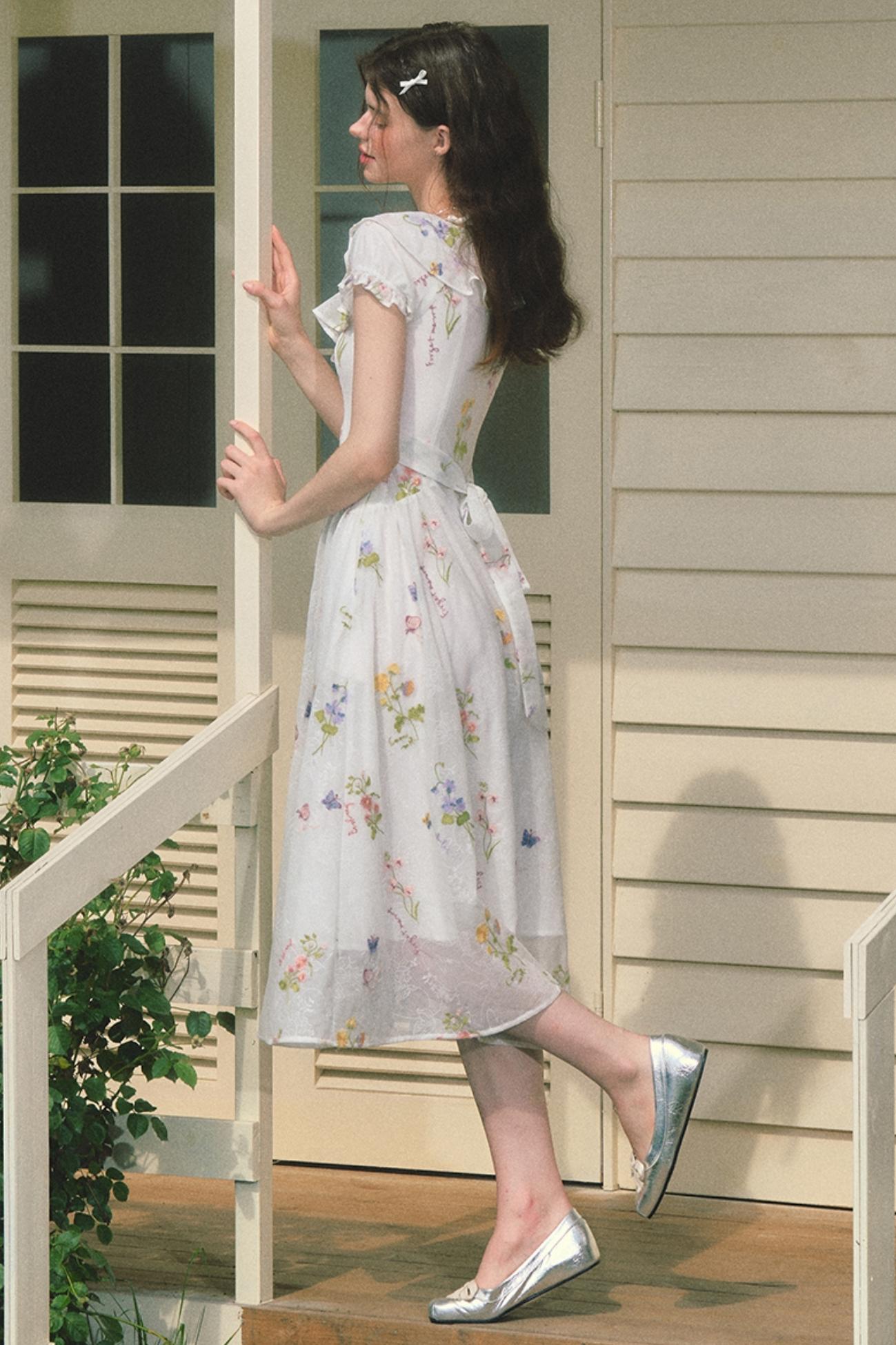 Bluebells & Honeysuckle Lace Skirt Dress