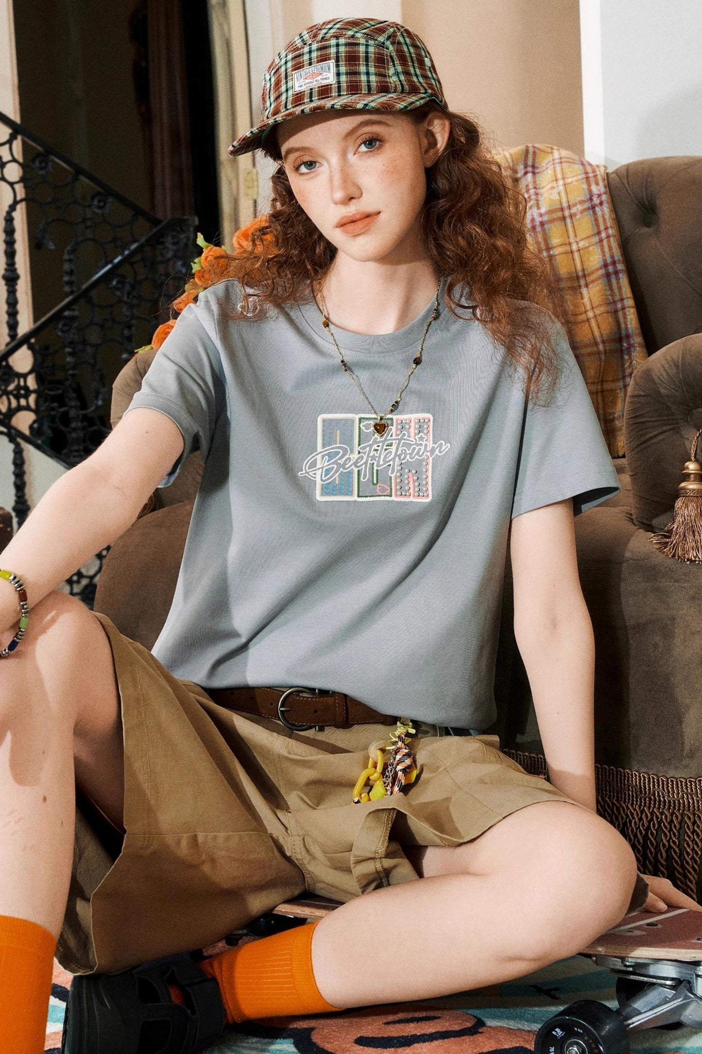 Embroidered Graphic Tee
