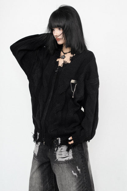 Elegant Retro Knit Top