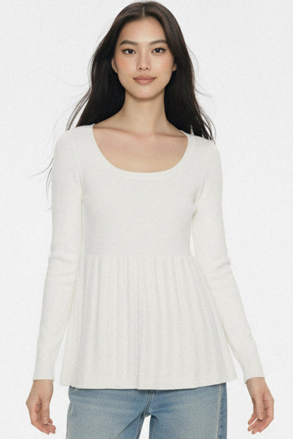 Retro American Cable Knit Sweater