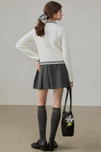 Lapel Winter Sweater