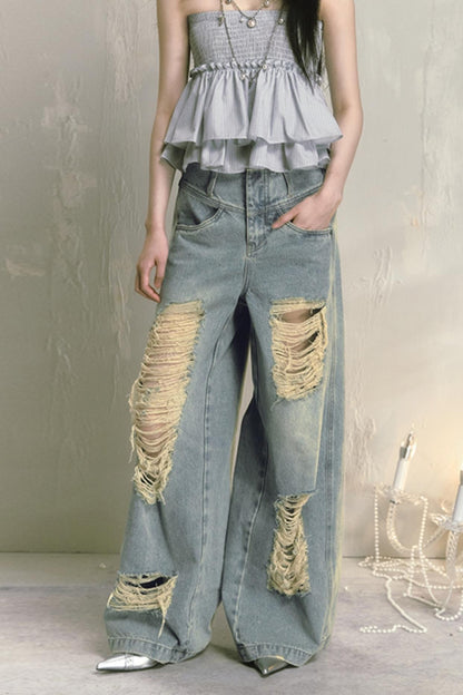 Classic Wide-Leg Jeans Pant