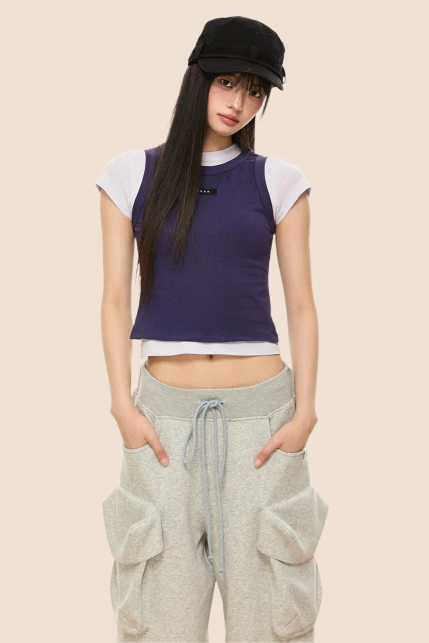 Colorblock T-Shirt Set