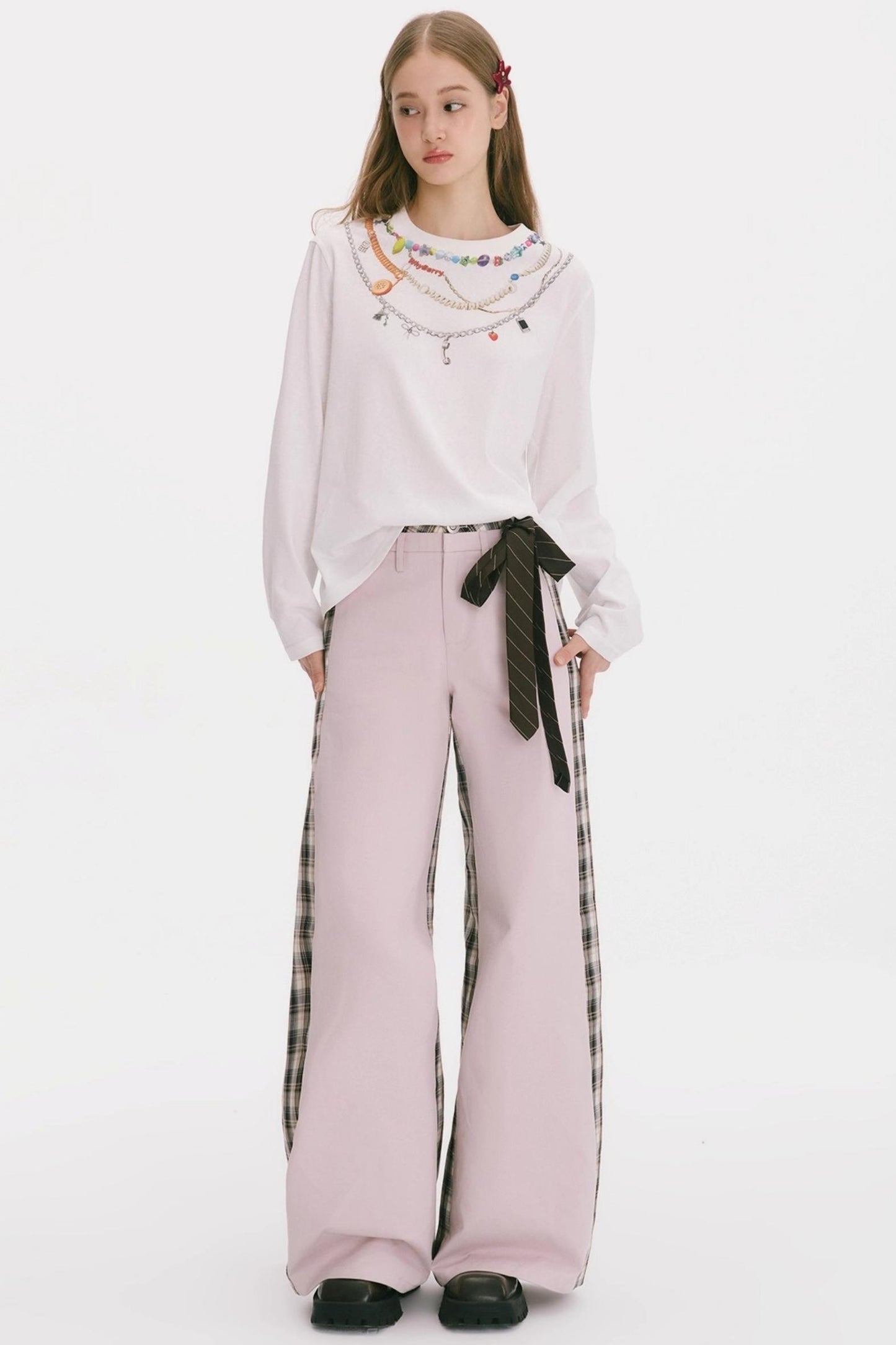 End of Summer Chain Print Top