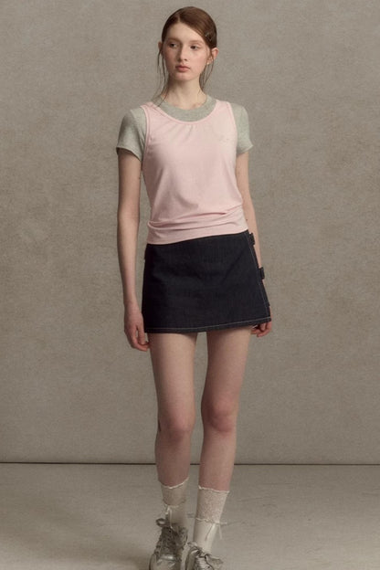 Slim Fit Two-Piece Tee