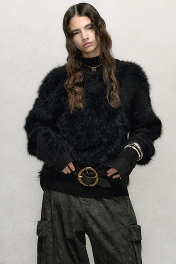 비정형 자카드 모달 탑 