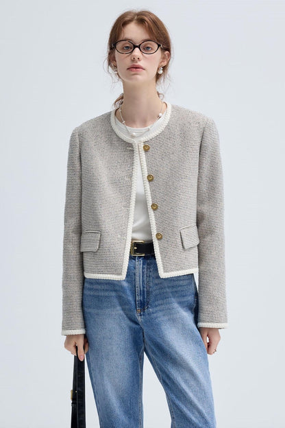 Small Fragrance Cropped Coat