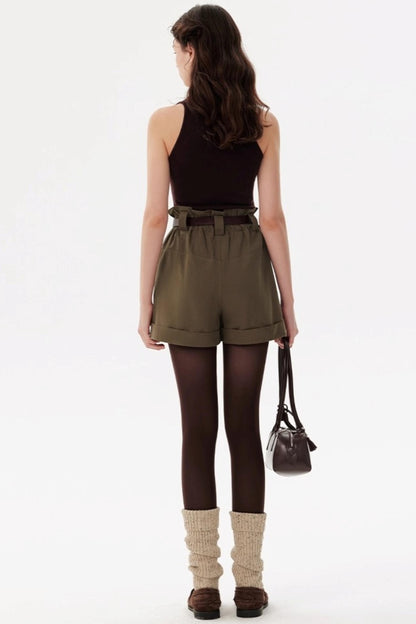 Pleated Vintage Cargo Shorts