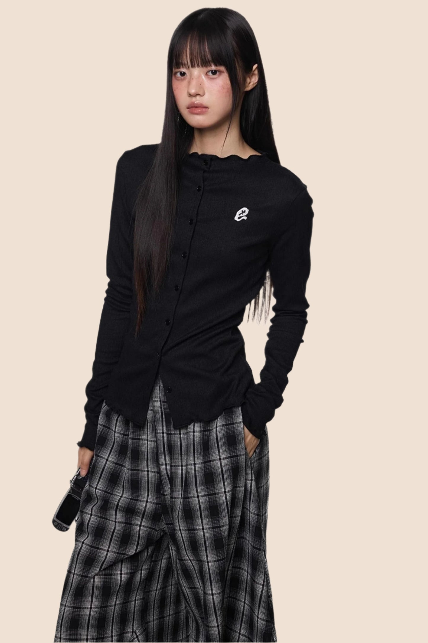 Pleated Lightweight Summer Cardigan