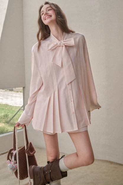 Pink Bow Shirt set-Up