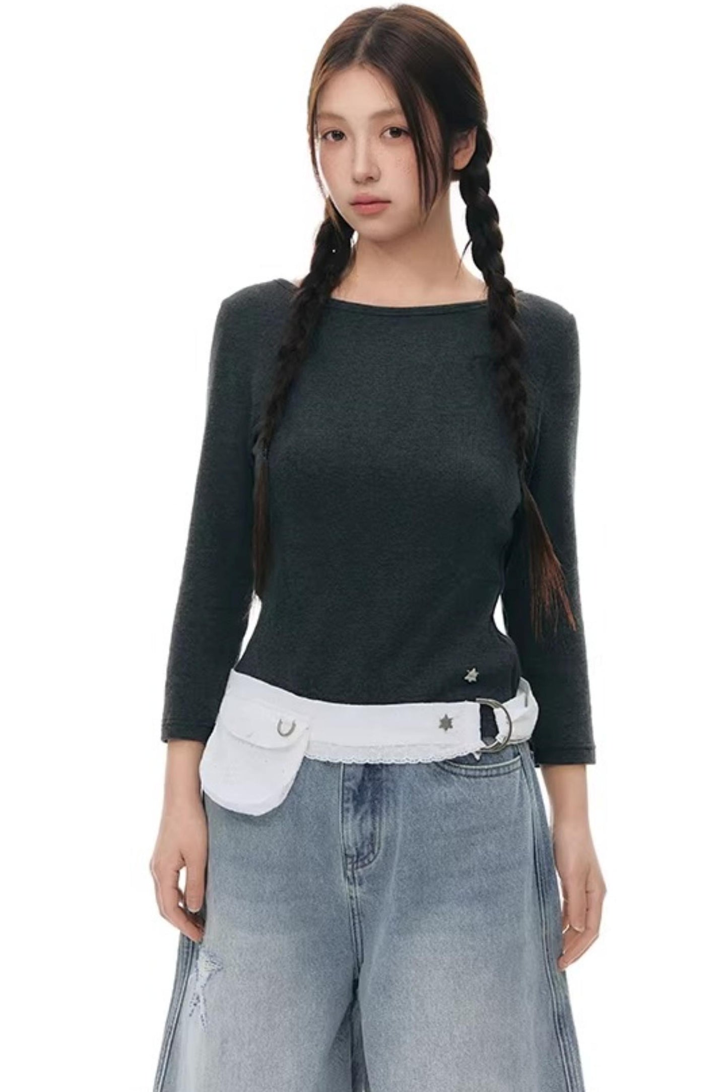 Reversible Faux Sleeve Top