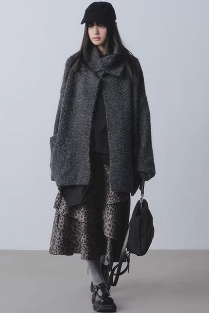 Winter Twilight Wool Cardigan