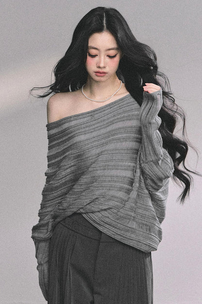 French Autumn Knit Top