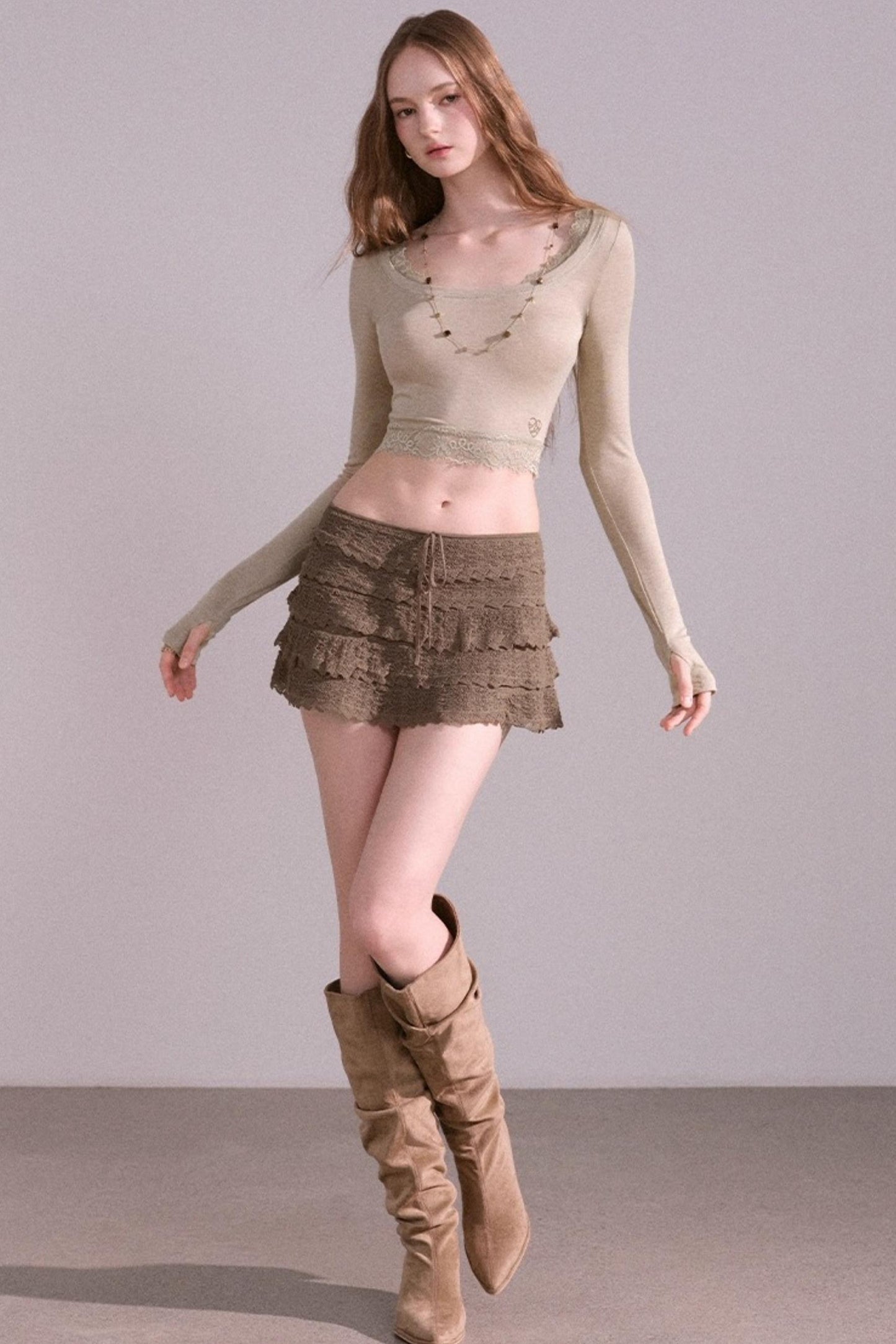 Slim Long-Sleeved Top