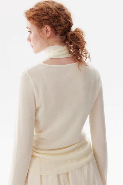 Solid Color Cashmere Sweater