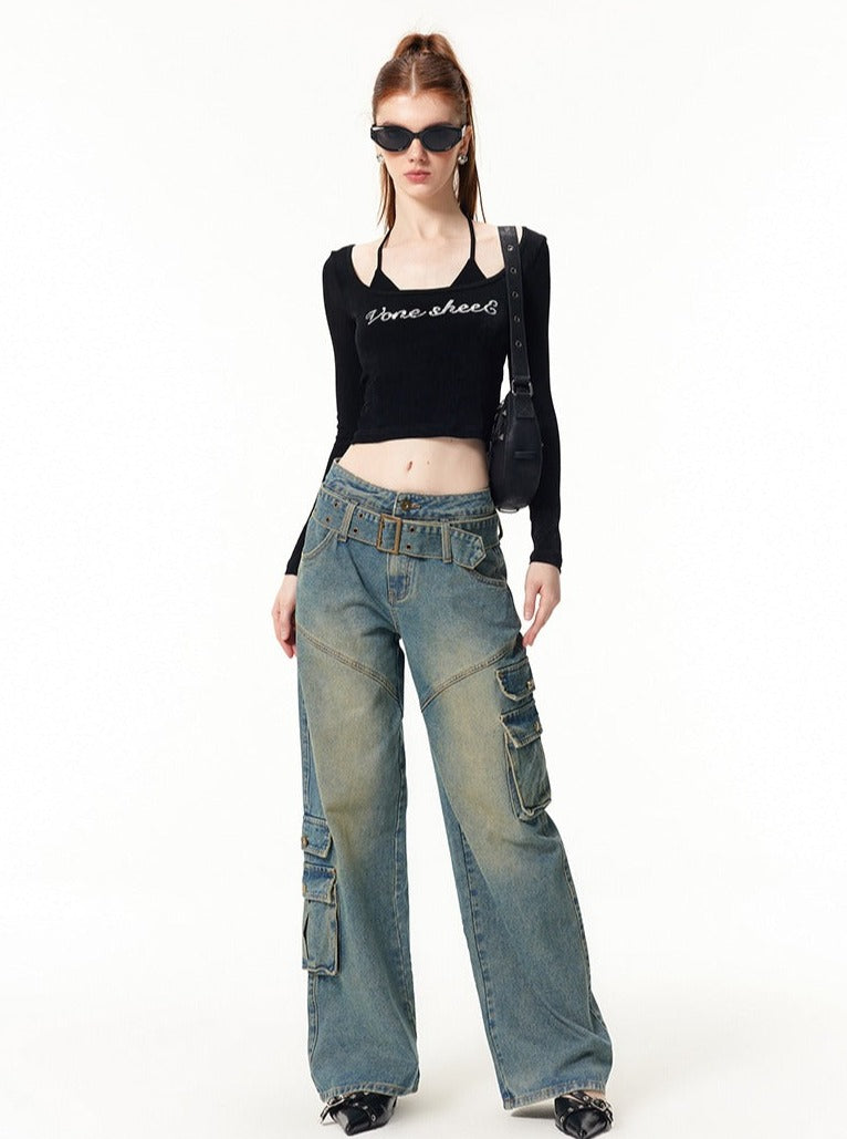 American Wash Cargo Jeans Pants