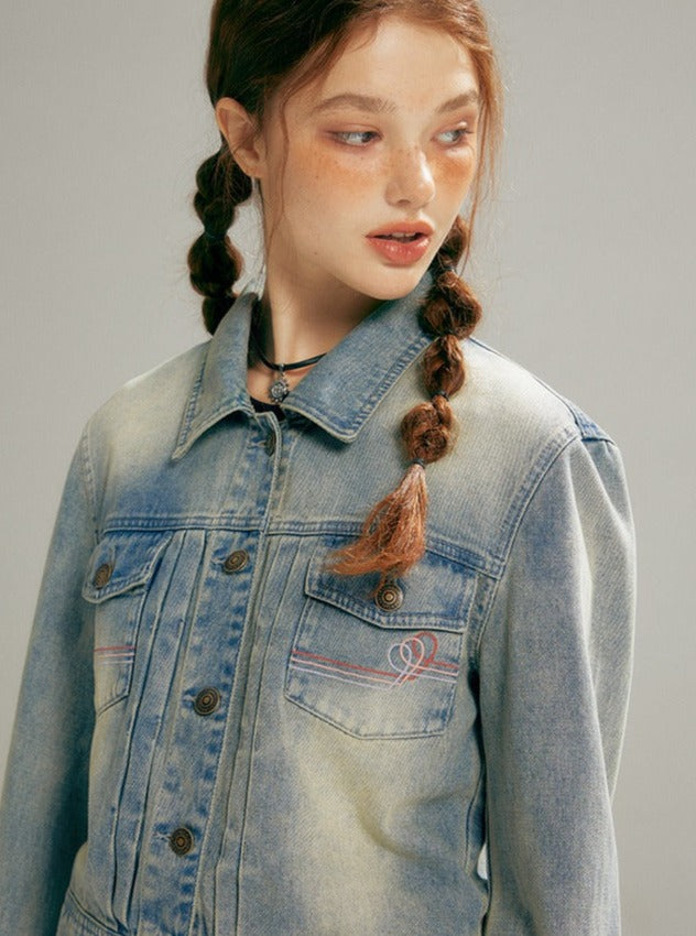 Retro denim jacket