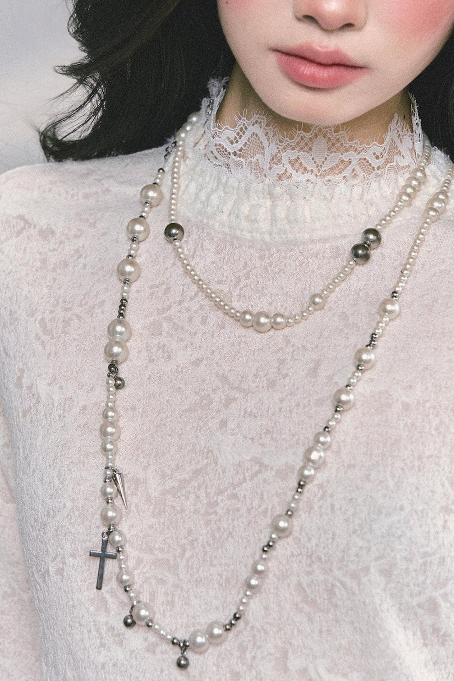 Pure Hollow Lace Top