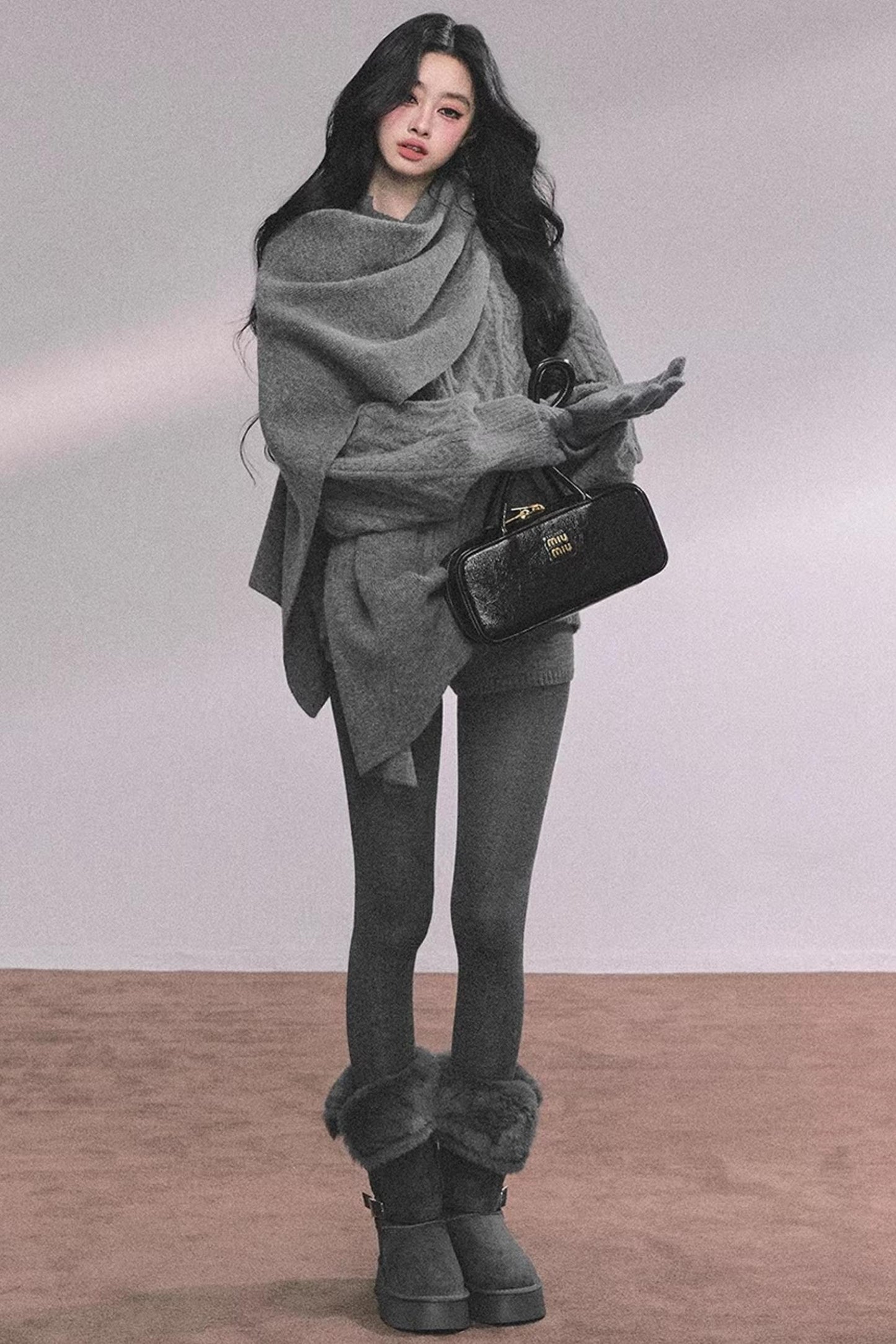 Zurich Knit Sweater Shorts Set-Up