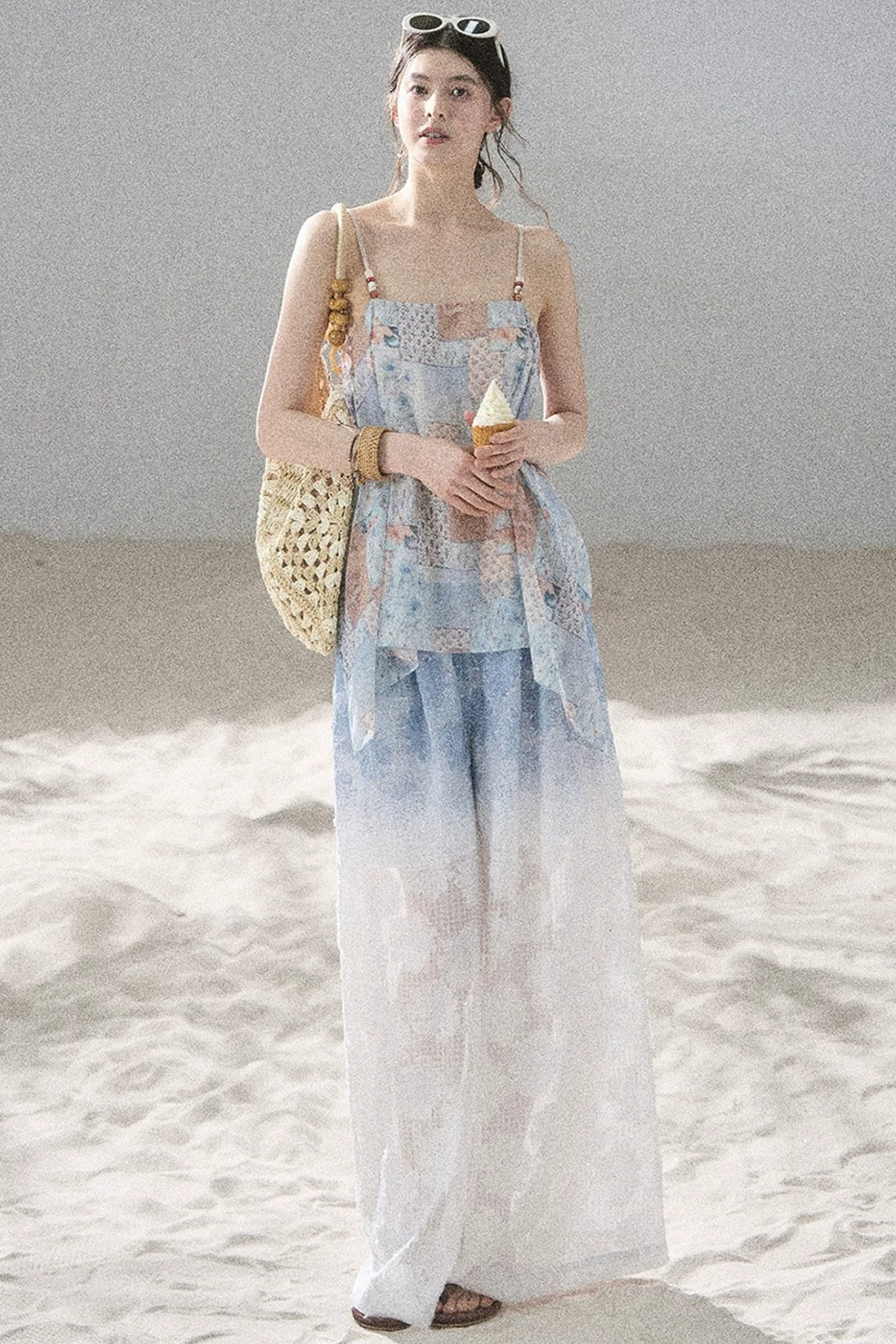 Whisper of Flowers Chiffon Top