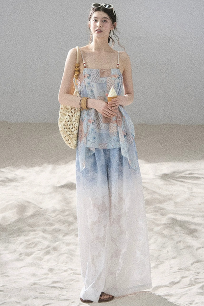 Whisper of Flowers Chiffon Top