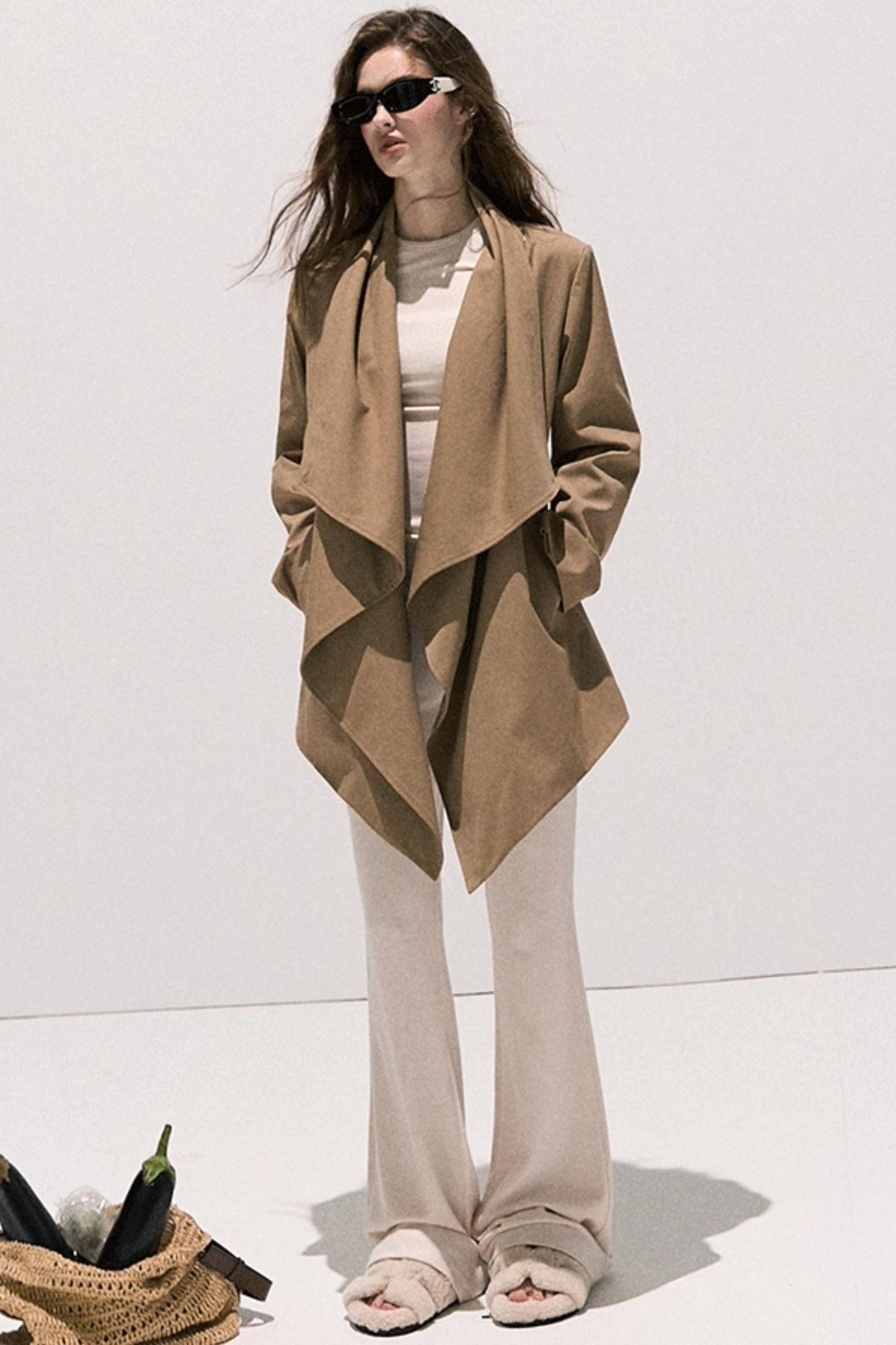 Soft Crewneck Knitwear Trouser Set-Up