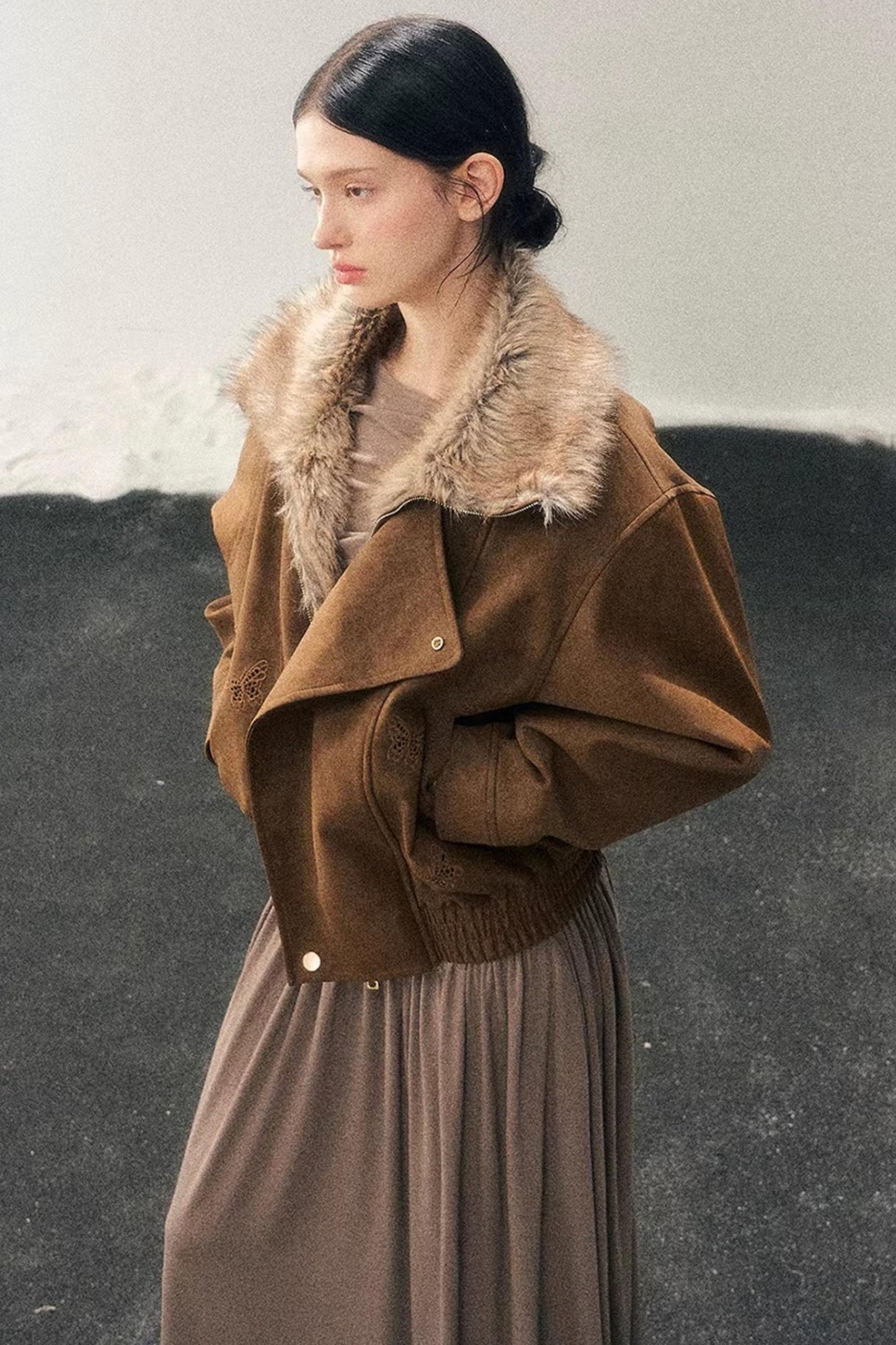 Ribbon Bodycon Winter Dress