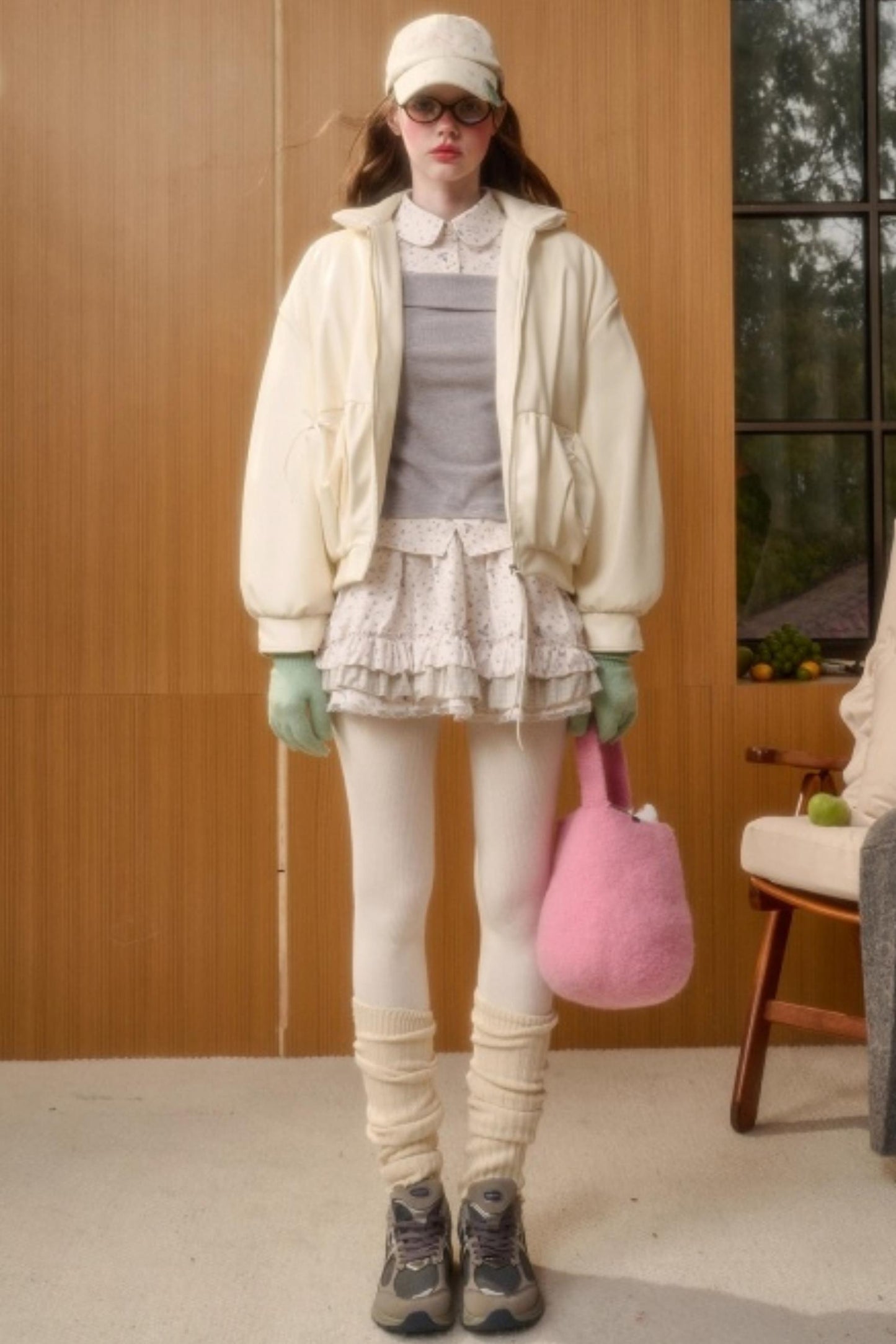 Milky Way Print Top and Skirt Set-Up