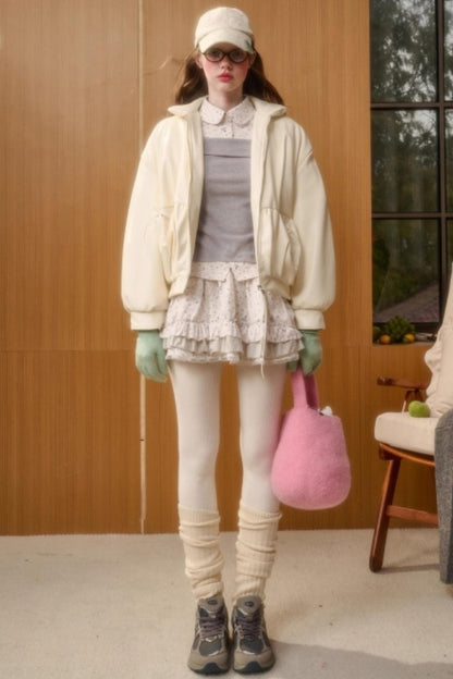 Milky Way Print Top and Skirt Set-Up