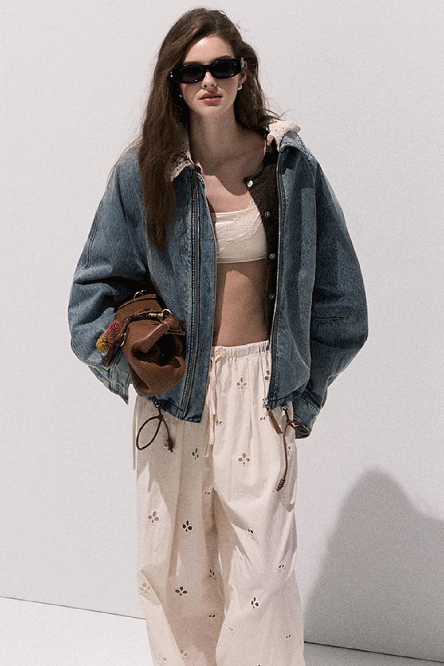 Vintage Braided Denim Jacket Set-Up