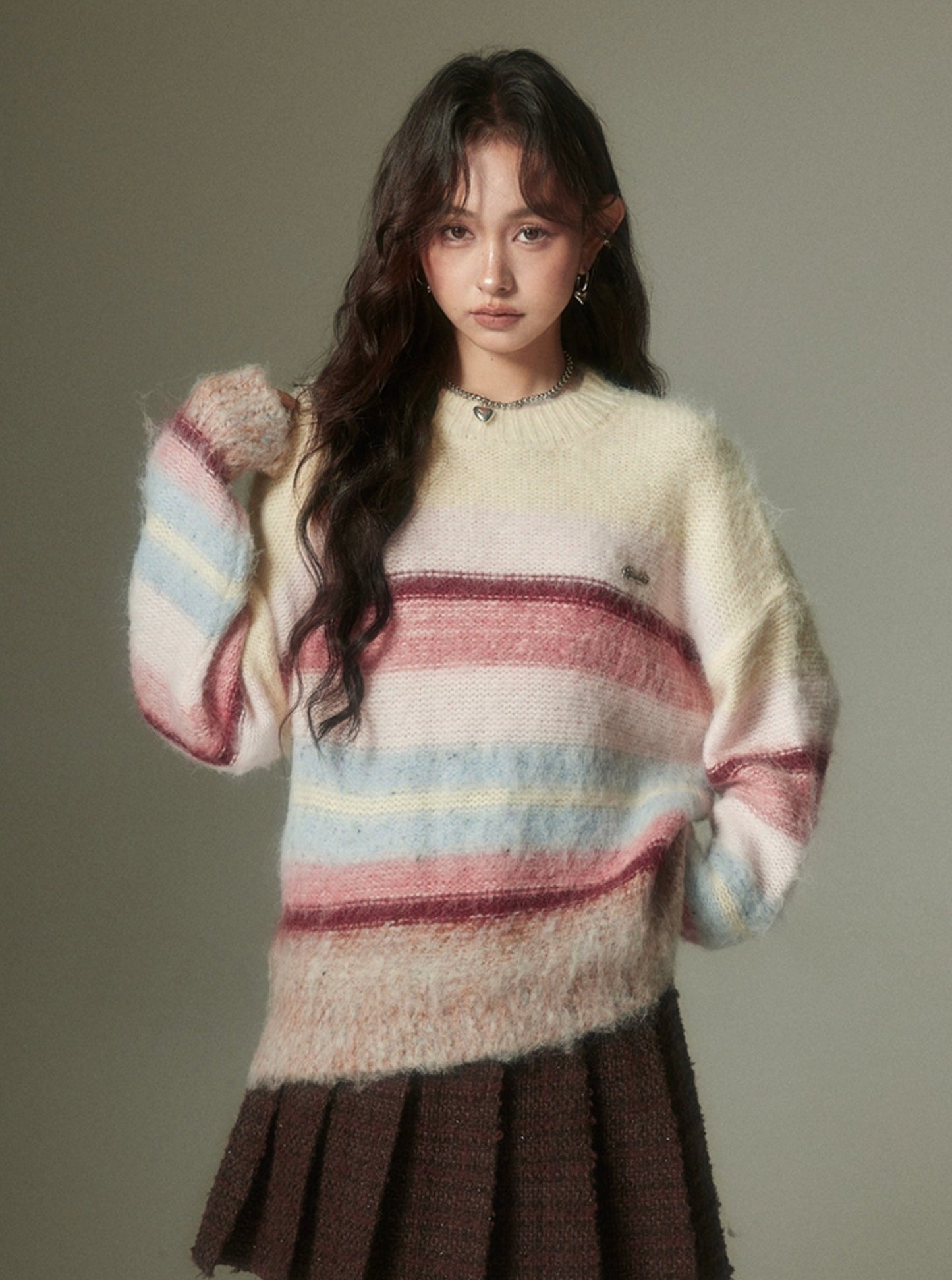 ORIGINAL DESIGN COLORFUL SWEATER