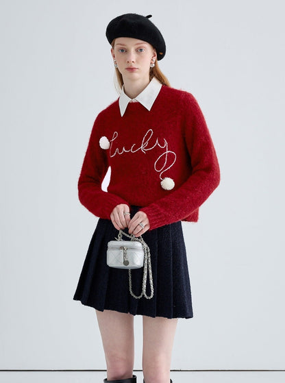 Sense Small Furball Sweater Top