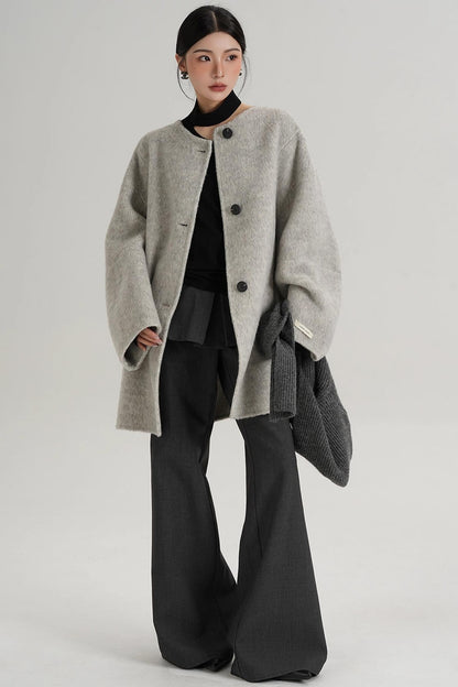 Temperament Woolen Coat