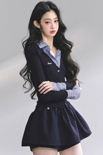 Autumn Striped Polo Shirt