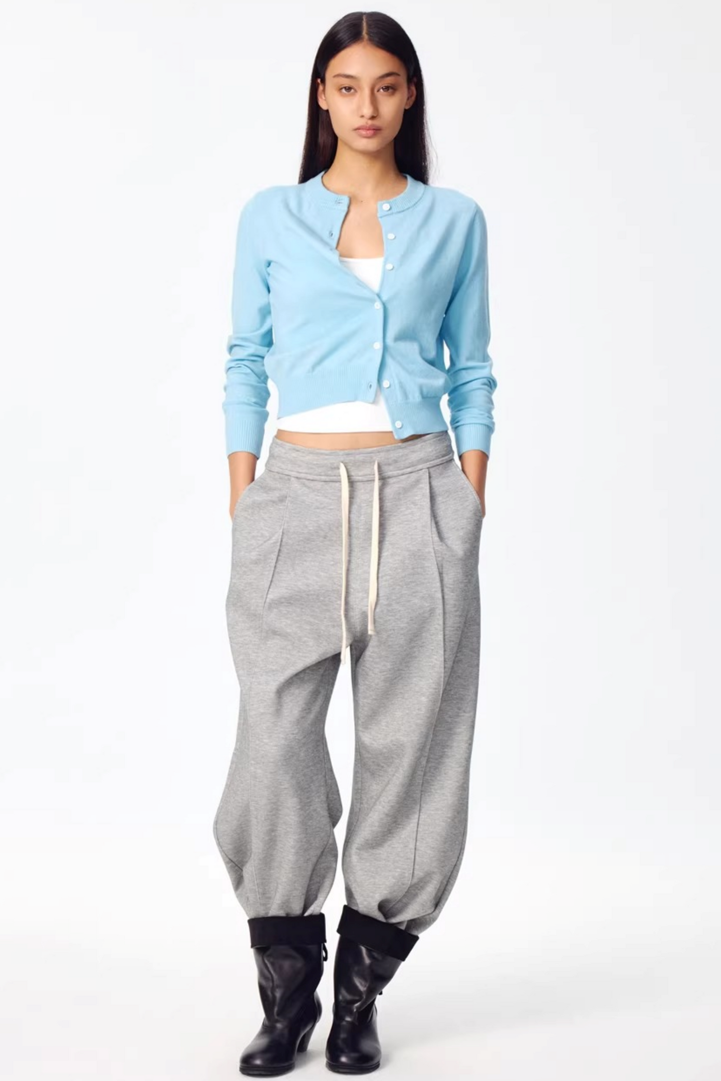 Retro Wool Colorful Cardigan Sweater