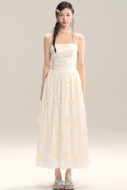 Coastal Floral Halter Dress