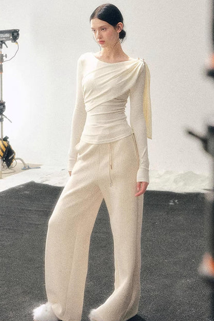 French Ribbon Design Blouse