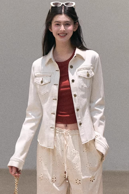 Embroidered Pure Cotton Pants