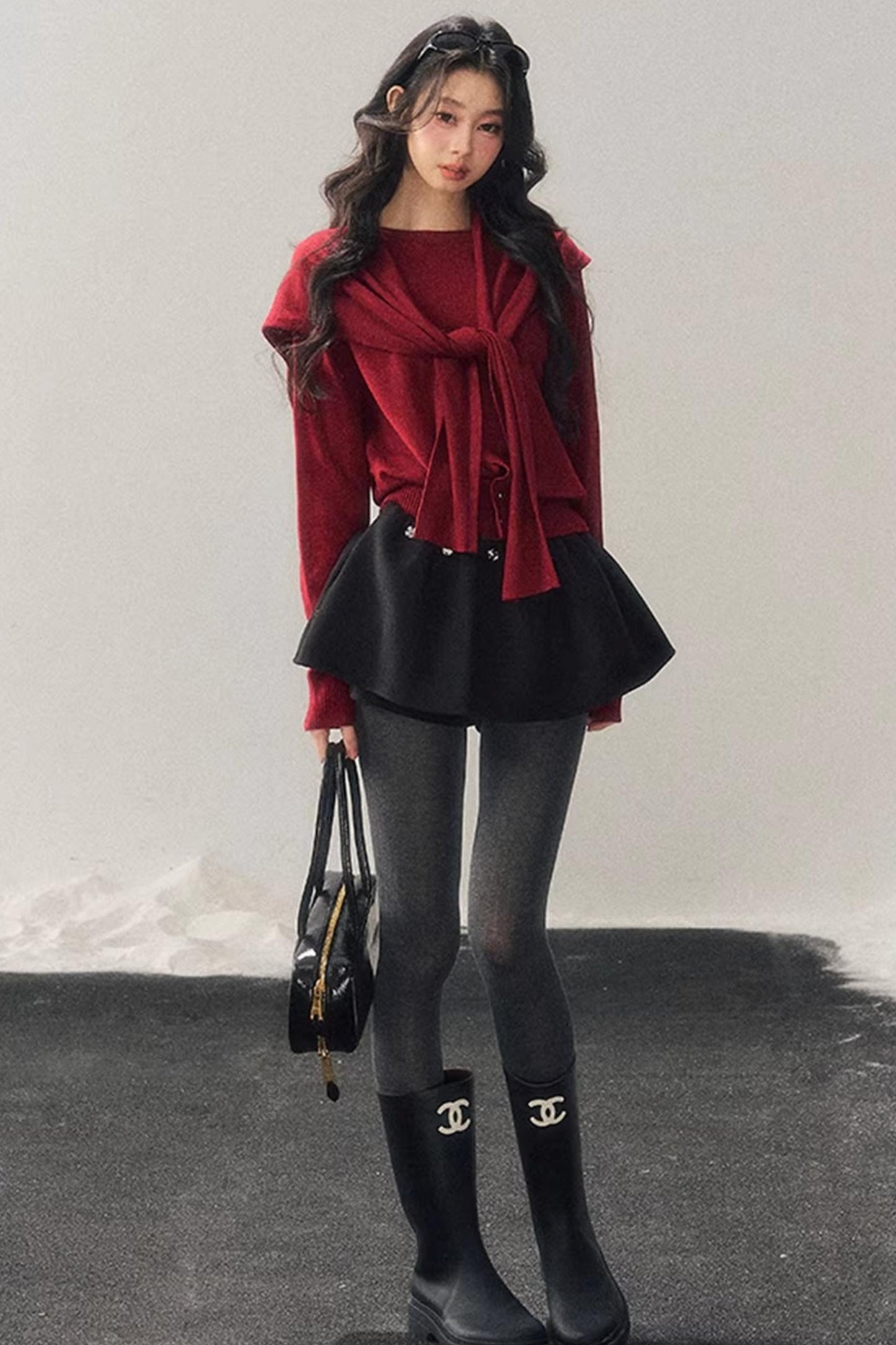 American College Sweater Set